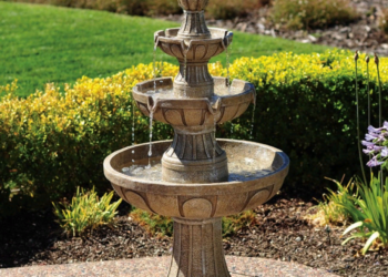 garden fountain