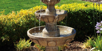 garden fountain