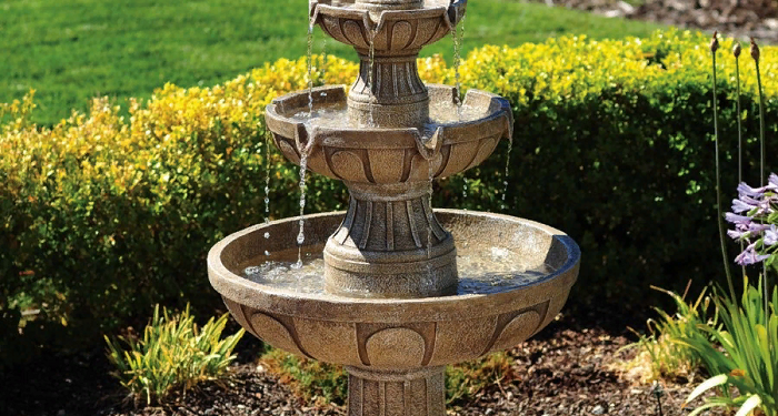 garden fountain