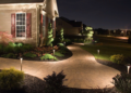 Landscape gardening street lighting