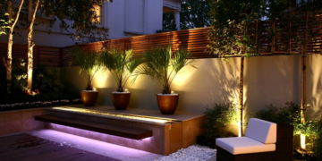 Garden plot: light in the night