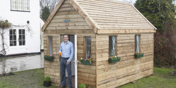 The cheapest house with your own hands