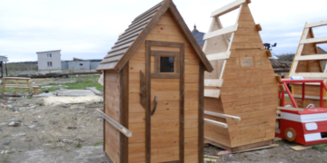 Self-construction of a toilet in the country