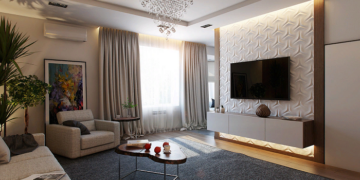 TV walls: design and design ideas