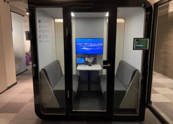 Акустичні офісні кабінки: визначення, призначення, внутрішній зміст та різновиди