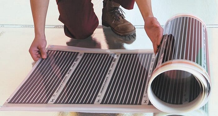 Использование инфракрасной пленки для обогрева под ламинат и линолеум